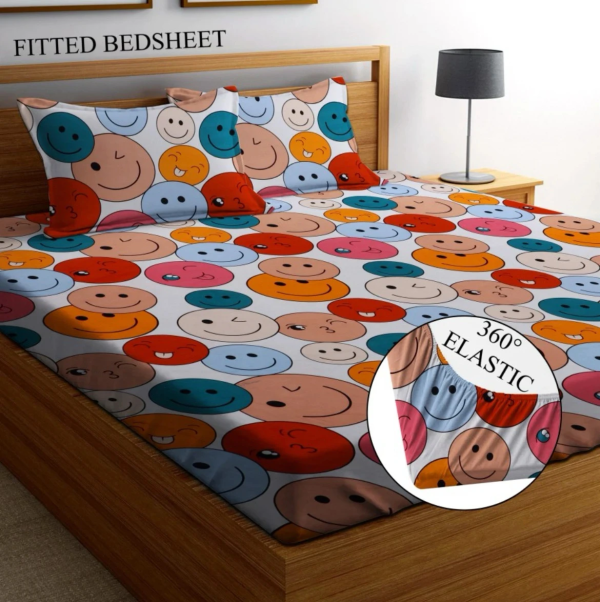 1 BEDSHEET WITH 2 PILLOW COVER