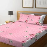 All corner fully elastic fitted double bedsheet
